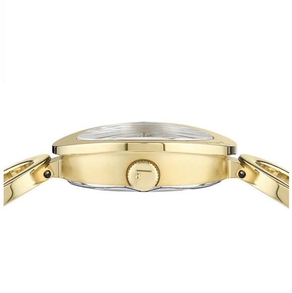 NIB Salvatore Ferragamo Gancino Stainless Steel Bracelet Watch 28mm main image 3